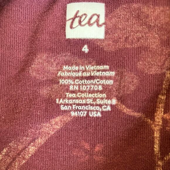 Girls Tea Collection & Carters Bundle Linen Blend Dresses Spring Summer 4/4T - Picture 4 of 16